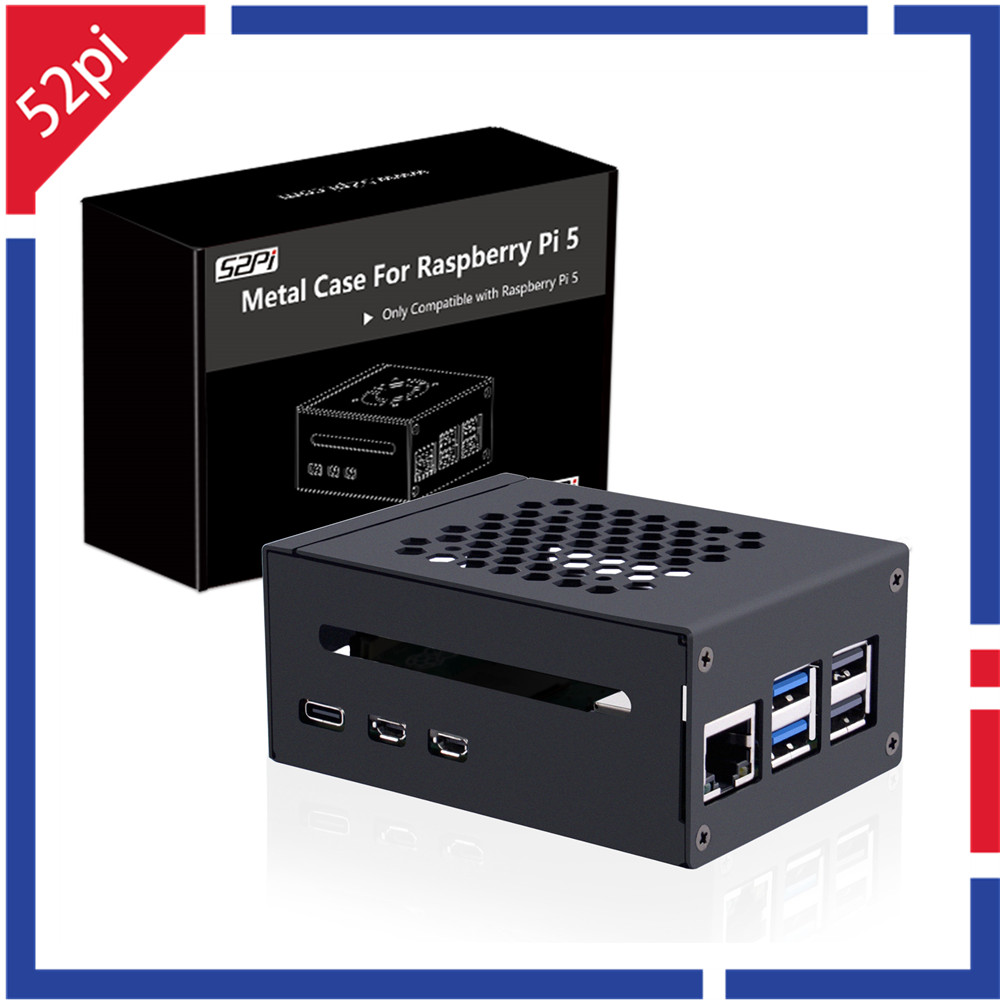 Argon One V3 M.2 Nvme Case - 52Pi Raspberry Pi 5 Metal Case