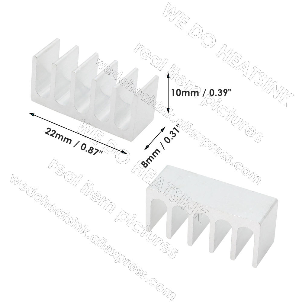 WE DO HEATSINK 8x22x10mm Alumi - Raspberry Pi Water Cooling Kit 评论和价格