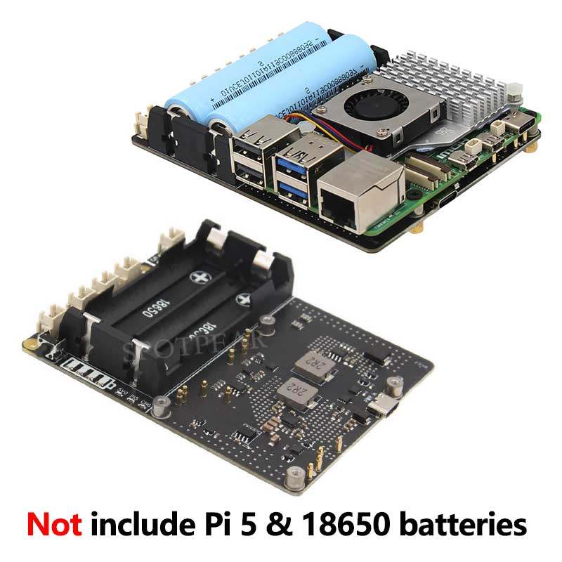 X1201 Raspberry Pi 5 UPS power - Raspberry Pi Uninterrupted Power Supply Ups 18650 评论和价格