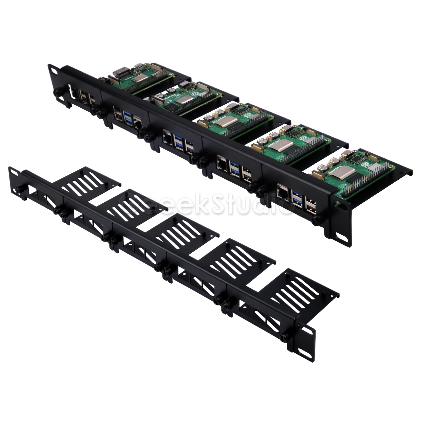 1U Rack Mount for Raspberry Pi - Raspberry Pi Rackmount 1U 19 Inch 评论和价格