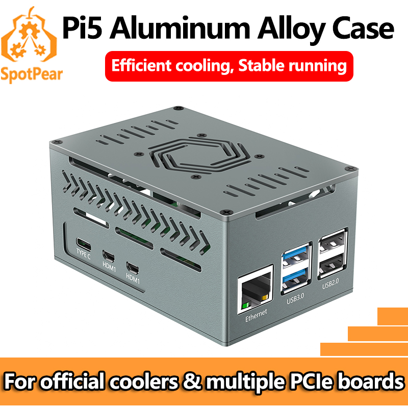 Raspberry Pi 5 Aluminum Metal  - Argon One V3 M.2 Nvme Case 评论和价格